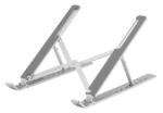 Imagen de Soporte laptop p/Escritorio, de posiciones, aluminio, ECO