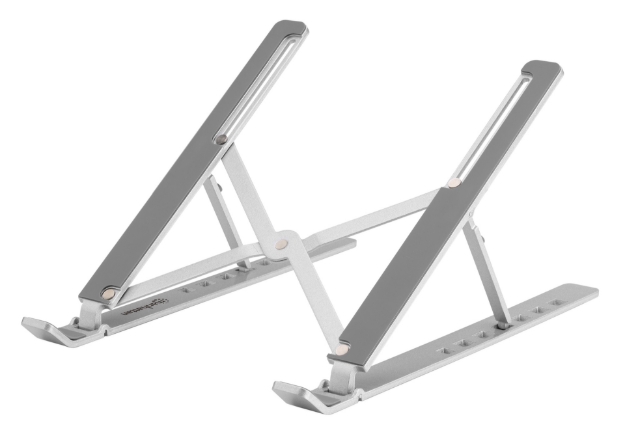 Imagen de Soporte laptop p/Escritorio, de posiciones, aluminio, ECO