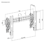 Imagen de Soporte videowall 70Kg, 37" a 70" Pop-Out