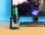 Imagen de Micrófono Omnidireccional USB con LED RGB y cancelación de ruido