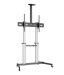 Imagen de Soporte TV tipo Carro 100 kg, 60 a 80", Aluminio