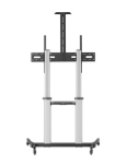 Imagen de Soporte TV tipo Carro 100 kg, 60 a 80", Aluminio