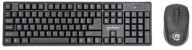 Imagen de Teclado y mouse óptico inalambrico, combo