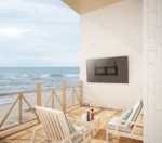 Imagen de Soporte TV p/pared 80kg, 37" a 90", exteriores, antirrobo