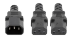 Imagen de Cable de alimentación divisor en Y, un conector C14 a 2 x C13, 1.8 m