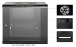 Imagen de Gabinete 19" Mural Flatpack  9U 570x450