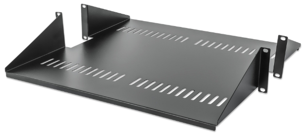 Imagen de Charola Rack 19", doble lado 2U, 45cm Vent. 25kg