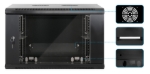 Imagen de Gabinete 19" Mural Ensamblado  6U 600x450