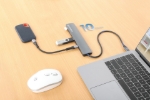 Imagen de Hub de 7 puertos 10G/5G USB-C / USB-A 4+3 con Power Delivery