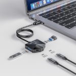 Imagen de Hub USB-C 3.2 con 4 puertos 2 USB-A y 2 USB-C