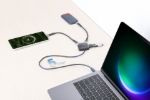 Imagen de Hub USB-C 3.2 con 4 puertos 2 USB-A y 2 USB-C