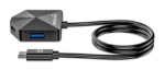 Imagen de Hub USB-C 3.2 con 4 puertos 2 USB-A y 2 USB-C
