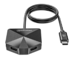 Imagen de Hub USB-C 3.2 con 4 puertos 2 USB-A y 2 USB-C