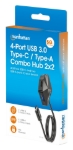Imagen de Hub USB-C 3.2 con 4 puertos 2 USB-A y 2 USB-C