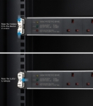 Imagen de Clip montaje patch panel, 12 pack