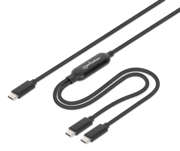 Imagen de Cable de carga USB-C doble 100 W, 2 m (7 ft)