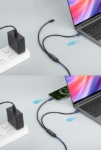 Imagen de Cable de carga USB-C doble 100 W, 2 m (7 ft)