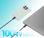 Imagen de Cable de carga USB-C doble 100 W, 2 m (7 ft)